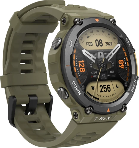 Amazfit T-Rex 2 Wild Green 5 Amazfit T-Rex 2 Wild Green - Afbeelding 5