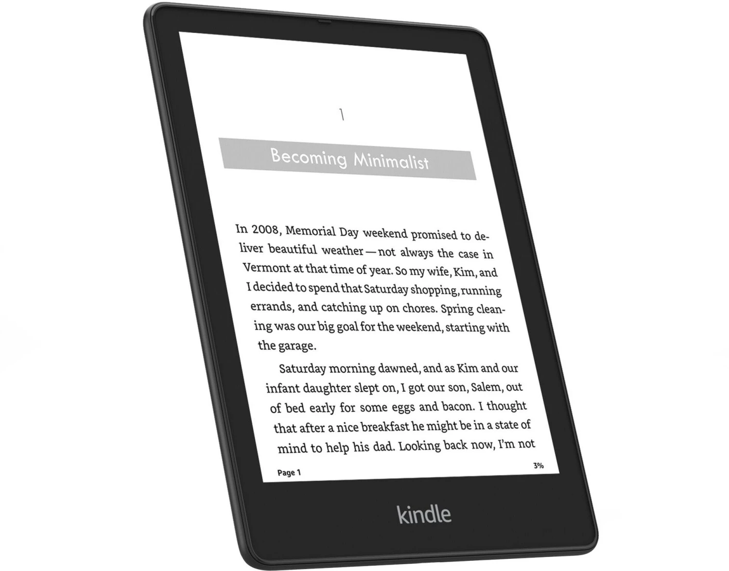 Amazon - Kindle Paperwhite Signature Edition 32 GB - 2021 - Black 1 Amazon - Kindle Paperwhite Signature Edition 32 GB - 2021 - Black