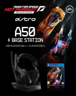 ASTRO - A50 Wireless + Base Station For PS4/PC - GEN4 & Need For Speed Hot Pursuit Remaster PS4- Bundle