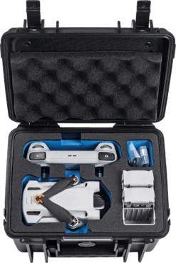 B&W Outdoor Case Type 2000 For DJI Mini3 PRO, DJI RC-N1 Or DJI RC, Charging-cradle, 4 Bat , Black ( 6.6 Liter ) -Elektronicawinkel b w outdoor case type 2000 for dji mini3 pro dji rc n1 or dji rc charging cradle 4 bat black 6 6 liter 2