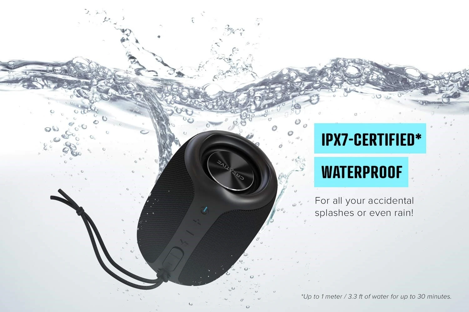 Creative - Muvo Play Waterdichte Bluetooth-luidspreker 2 Creative - Muvo Play Waterdichte Bluetooth-luidspreker - Afbeelding 2