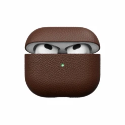 KeyBudz - PodSkinz Artisan Series Leather Case - Handcrafted Leather Case For Your Airpods 3 (Color: Natural Brown) -Elektronicawinkel keybudz podskinz artisan series leather case handcrafted leather case for your airpods 3 color natural brown 5