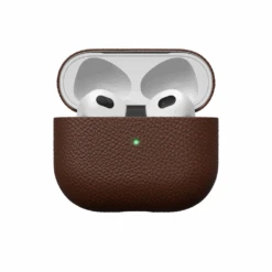 KeyBudz - PodSkinz Artisan Series Leather Case - Handcrafted Leather Case For Your Airpods 3 (Color: Natural Brown) -Elektronicawinkel keybudz podskinz artisan series leather case handcrafted leather case for your airpods 3 color natural brown 6