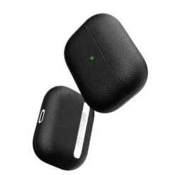 KeyBudz - PodSkinz Artisan Series Leather Case - Handcrafted Leather Case For Your Airpods Pro (Color: Black) -Elektronicawinkel keybudz podskinz artisan series leather case handcrafted leather case for your airpods pro color black 2
