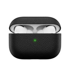 KeyBudz - PodSkinz Artisan Series Leather Case - Handcrafted Leather Case For Your Airpods Pro (Color: Black) -Elektronicawinkel keybudz podskinz artisan series leather case handcrafted leather case for your airpods pro color black 4