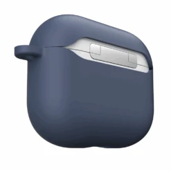 KeyBudz - PodSkinz HyBridShell Series Keychain Case - Premium Hard Shell Triple Layer Case For Your Airpods 3 (Color: Midnight BlueBlue) -Elektronicawinkel keybudz podskinz hybridshell series keychain case premium hard shell triple layer case for your airpods 3 color midnight blueblue 2