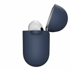 KeyBudz - PodSkinz HyBridShell Series Keychain Case - Premium Hard Shell Triple Layer Case For Your Airpods 3 (Color: Midnight BlueBlue) -Elektronicawinkel keybudz podskinz hybridshell series keychain case premium hard shell triple layer case for your airpods 3 color midnight blueblue 5