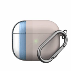 KeyBudz - PodSkinz HyBridShell Series Keychain Case - Premium Hard Shell Triple Layer Case For Your Airpods 3 (Color: Pastel Pink) -Elektronicawinkel keybudz podskinz hybridshell series keychain case premium hard shell triple layer case for your airpods 3 color pastel pink 3