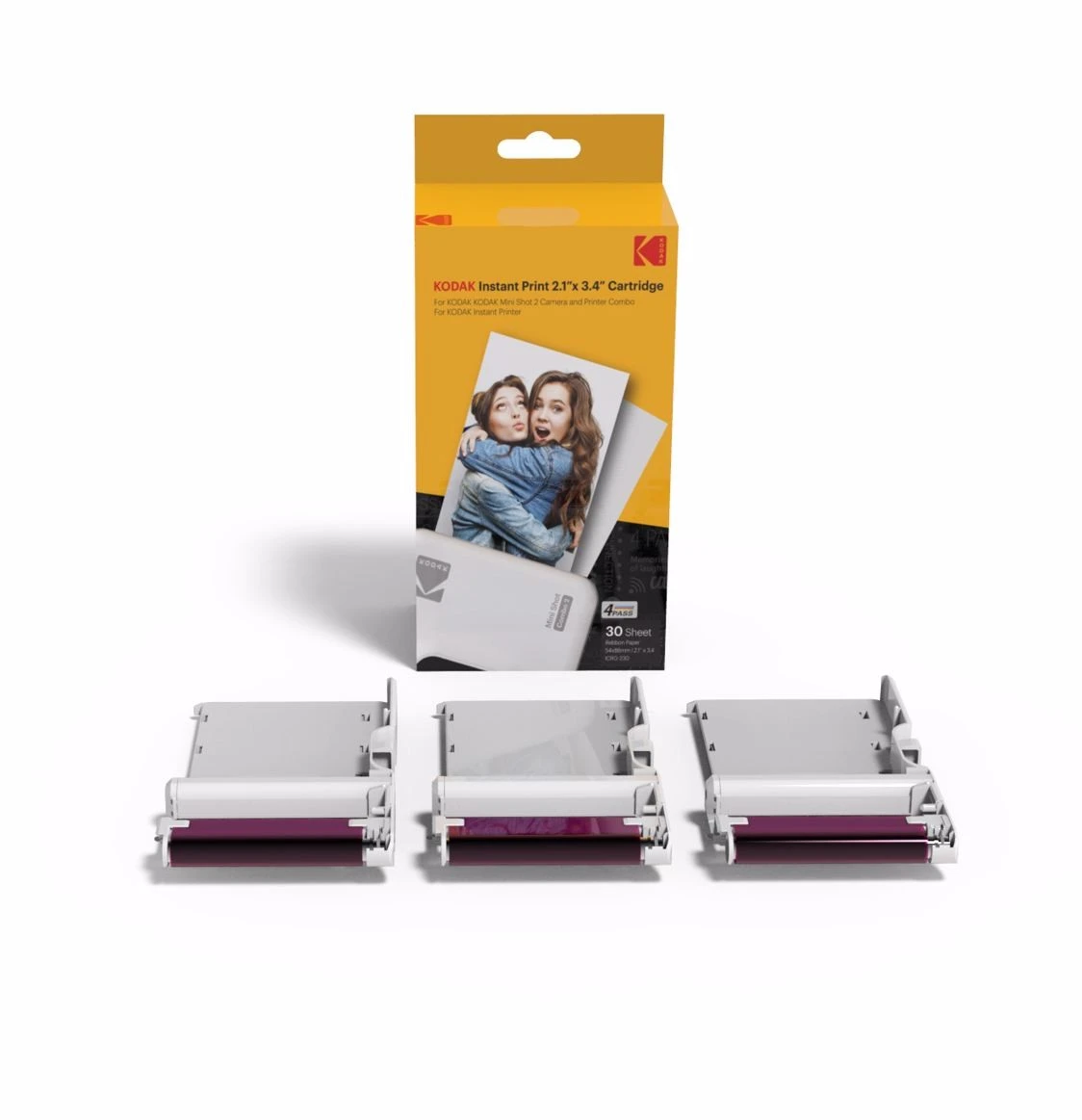 Kodak - CARTRIDGE 2,1X3,4" 30-PACK 3 Kodak - CARTRIDGE 2,1X3,4" 30-PACK - Afbeelding 3