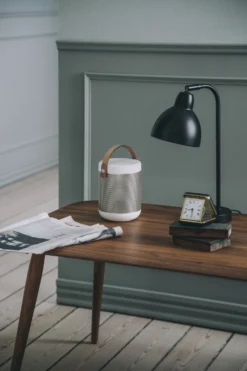 KreaFunk - AMAJOR Bluetooth Speaker - White/Pale Gold Grille (KFWT71) -Elektronicawinkel kreafunk amajor bluetooth speaker white pale gold grille kfwt71 1