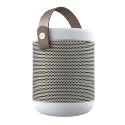 KreaFunk - AMAJOR Bluetooth Speaker - White/Pale Gold Grille (KFWT71)