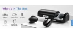Lenovo - True Wireless Earbuds Bluetooth 5.0 -Elektronicawinkel lenovo true wireless earbuds bluetooth 5 0 2