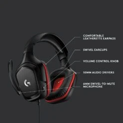 Logitech G332 Wired Gaming Headset -Elektronicawinkel logitech g332 wired gaming headset 6