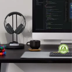 Logitech - Zone Vibe 100 Lightweight Wireless Over Ear Headphones - Noise Canceling Microphone - OFF WHITE -Elektronicawinkel logitech zone vibe 100 lightweight wireless over ear headphones noise canceling microphone off white 4