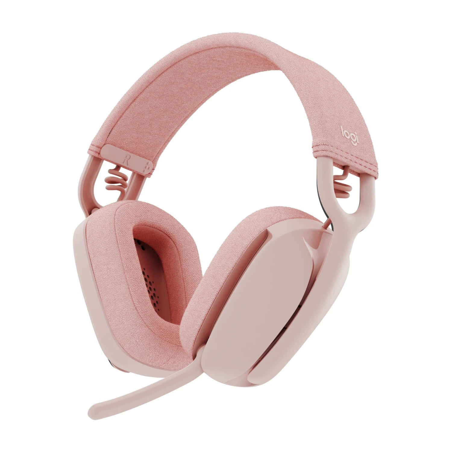 Logitech - Zone Vibe 100 Lightweight Wireless Over Ear Headphones - Noise Canceling Microphone - ROSE 1 Logitech - Zone Vibe 100 Lightweight Wireless Over Ear Headphones - Noise Canceling Microphone - ROSE