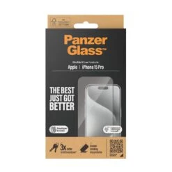 PanzerGlass - Apple IPhone 15 Pro 6.1" Pro Ultra Wide Fit With Applicator