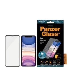 PanzerGlass - IPhone XR/11, Black -Case Friendly -Elektronicawinkel panzerglass iphone xr 11 black case friendly 4