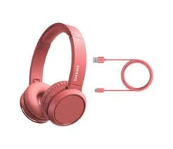 Philips Audio - On-ear Wireless Headphones - Red -Elektronicawinkel philips audio on ear wireless headphones red 5