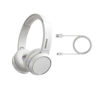 Philips Audio - On-ear Wireless Headphones - White 9 Philips Audio - On-ear Wireless Headphones - White - Afbeelding 9