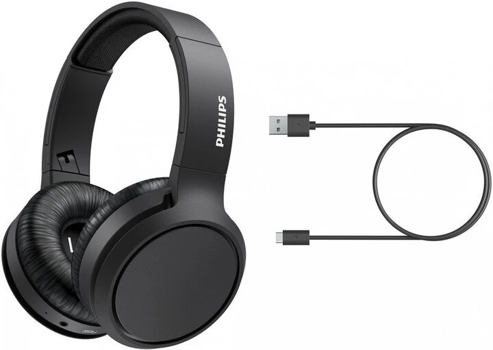 Philips Audio - TAH5205 - Headphones With Microphone - Black 2 Philips Audio - TAH5205 - Headphones With Microphone - Black - Afbeelding 2
