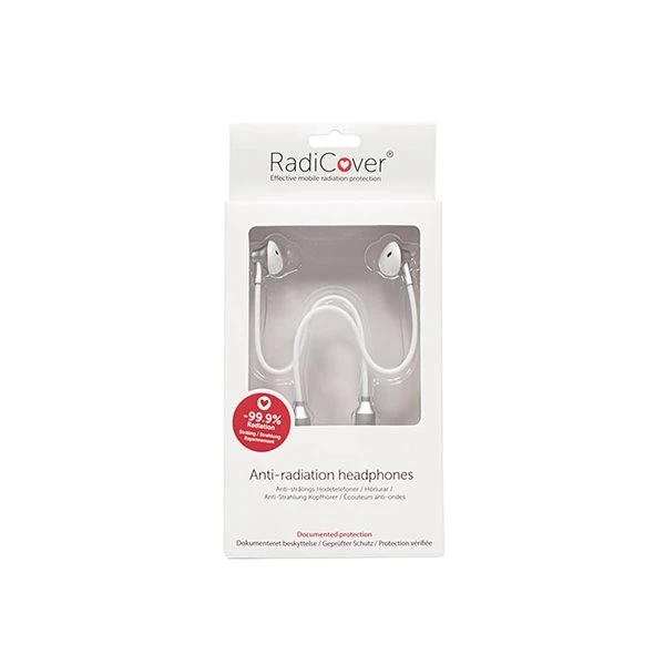 RadiCover - Radiationprotected Headphone In- Ear - White 2 RadiCover - Radiationprotected Headphone In- Ear - White - Afbeelding 2