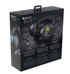 Roccat - ELO 7.1 AIR Gaming Headset Black -Elektronicawinkel roccat elo 7 1 air gaming headset black 2