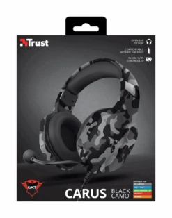 TRUST GXT323K CARUS HEADSET BLACK CAMO