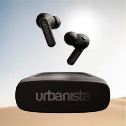 Urbanista - Phoenix - Solar Charging In-Ear Headphones - Midnight Black -Elektronicawinkel urbanista phoenix solar charging in ear headphones midnight black 2