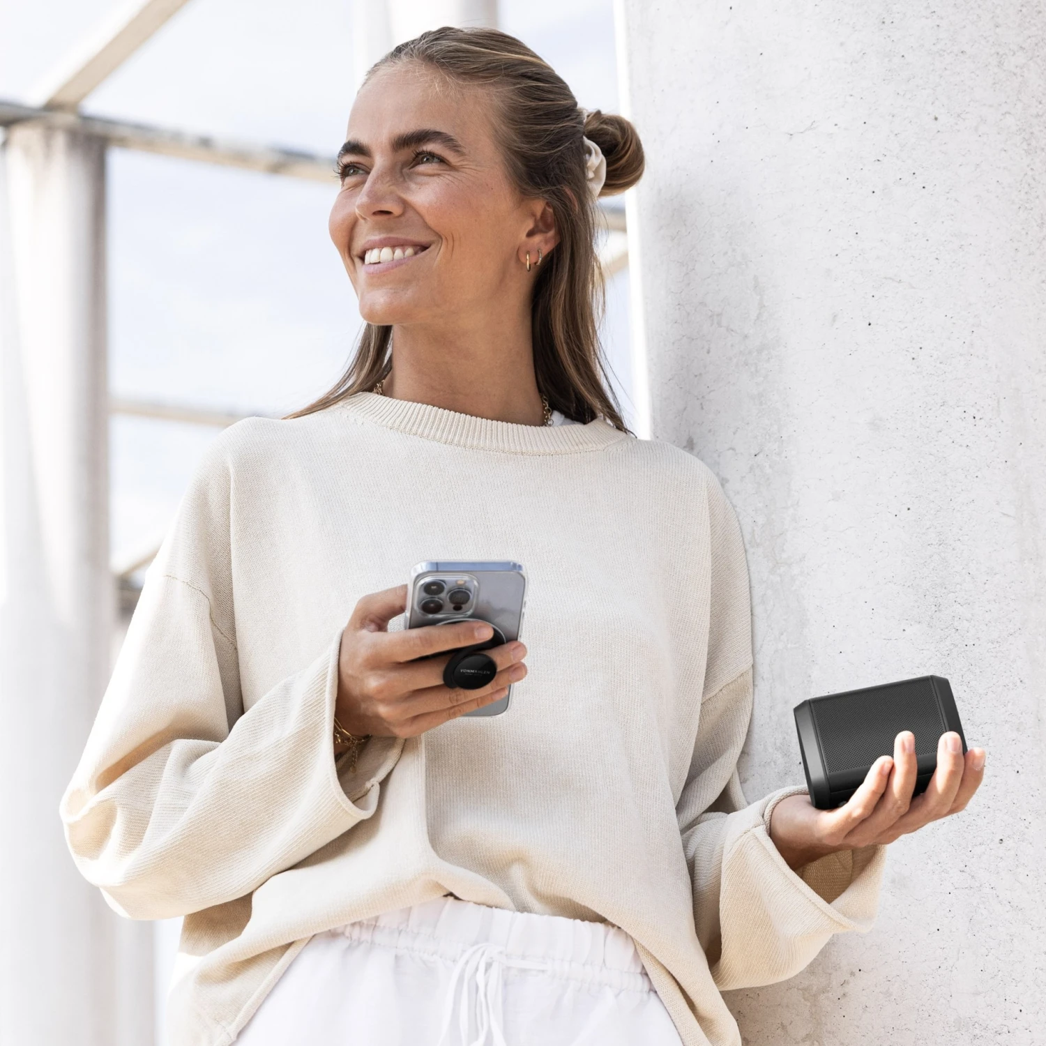 Vonmählen - Air Beats Mini - Compact Bluetooth Speaker, Black 2 Vonmählen - Air Beats Mini - Compact Bluetooth Speaker, Black - Afbeelding 2